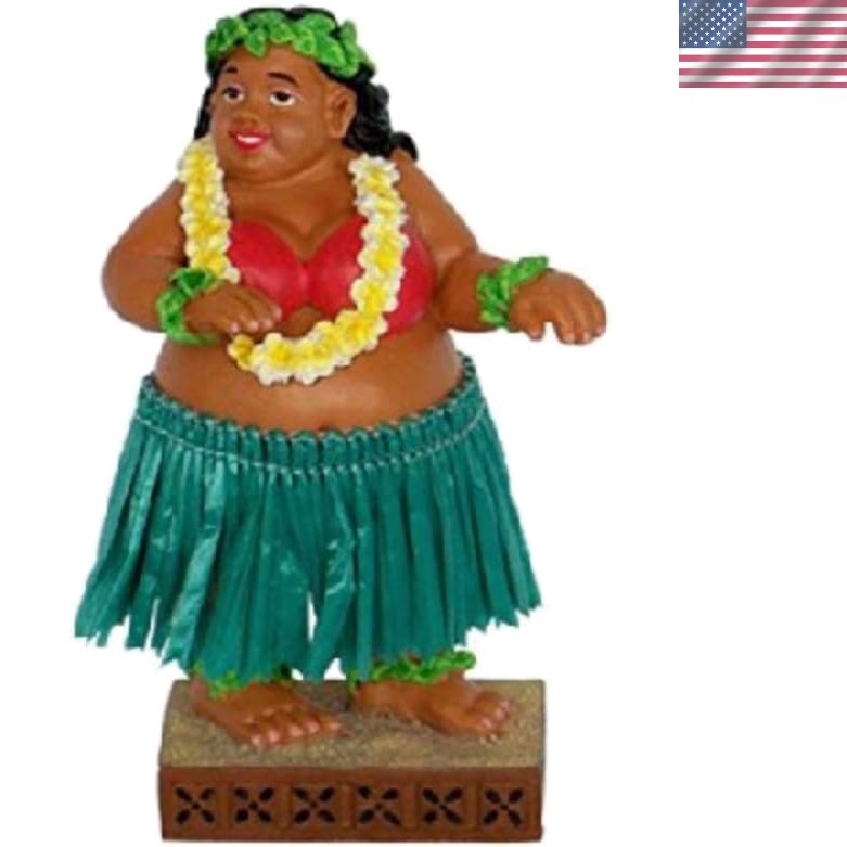 Unique 4-Inch Assorted Hula Girl Dashboard Doll – Retro Style Collectible