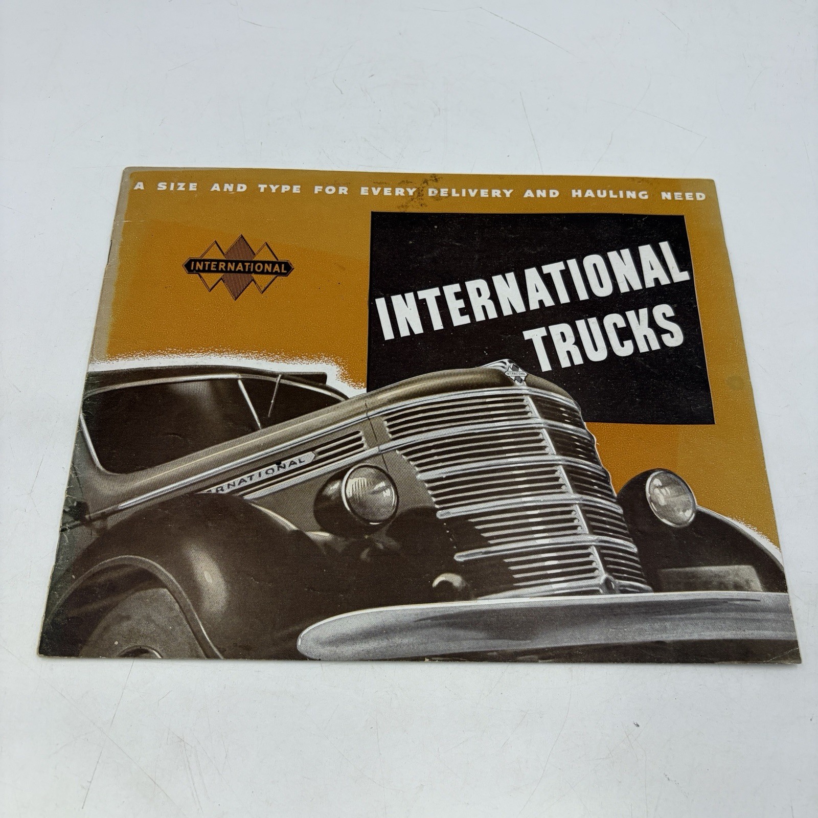 1939 International Harvester Trucks Sales Catalog D-2 D-15 D-30 D-50 IH Brochure