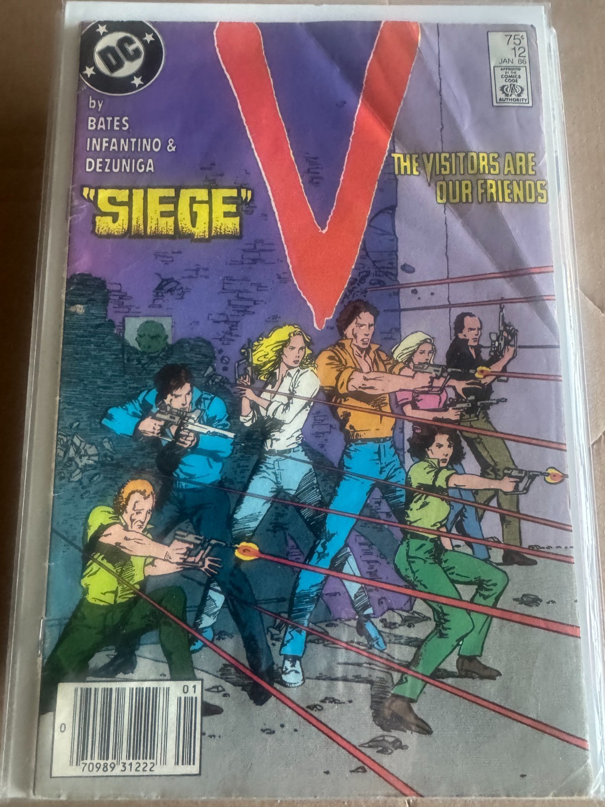 V #12 1986 DC Comics Cary Bates Carmine Infantino Final Issue Key First Print
