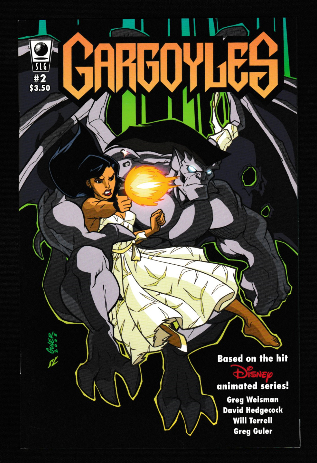 Gargoyles #2 (1st Print) Disney Animated Show SLG Comics 2006