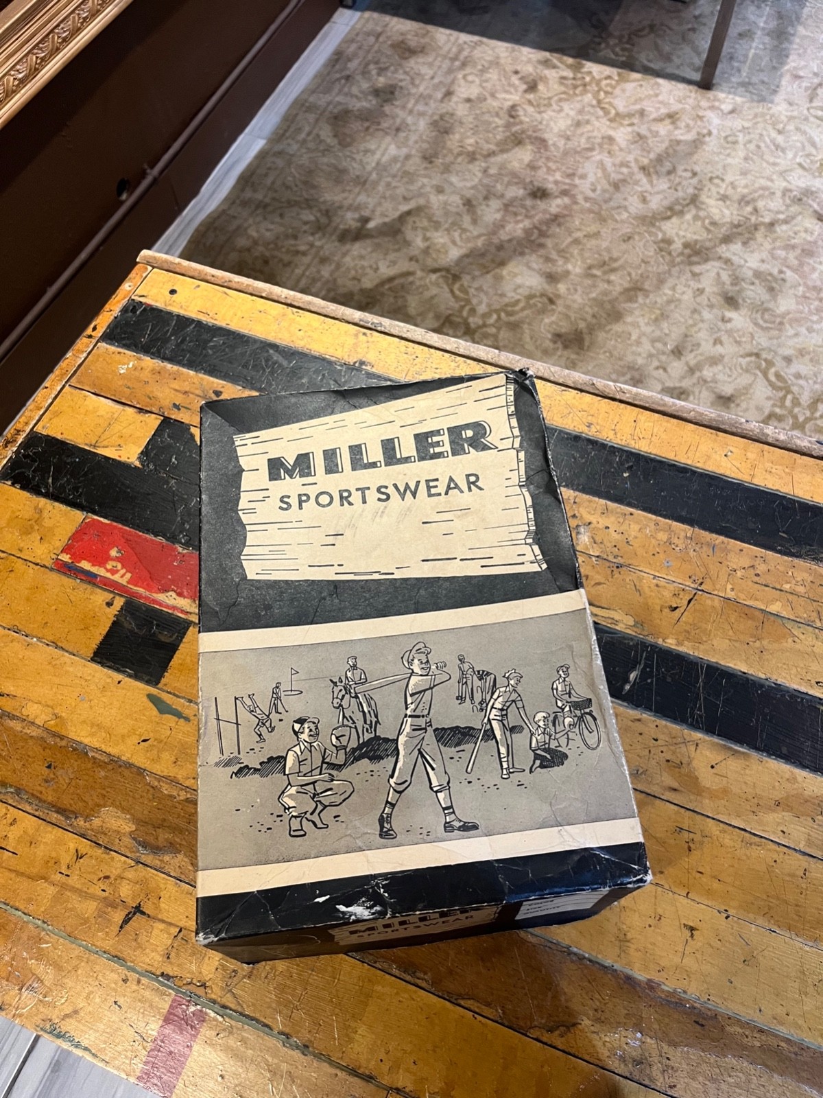 1960's Vintage Miller Sportwear Advertising Shirt Box