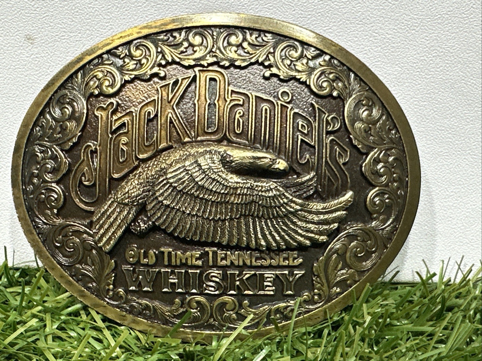 1995 Jack Daniels Time Tennessee Whiskey Belt Buckle R-190 1995 Jack Daniels Time Tennessee Whiskey Belt Buckle R-190