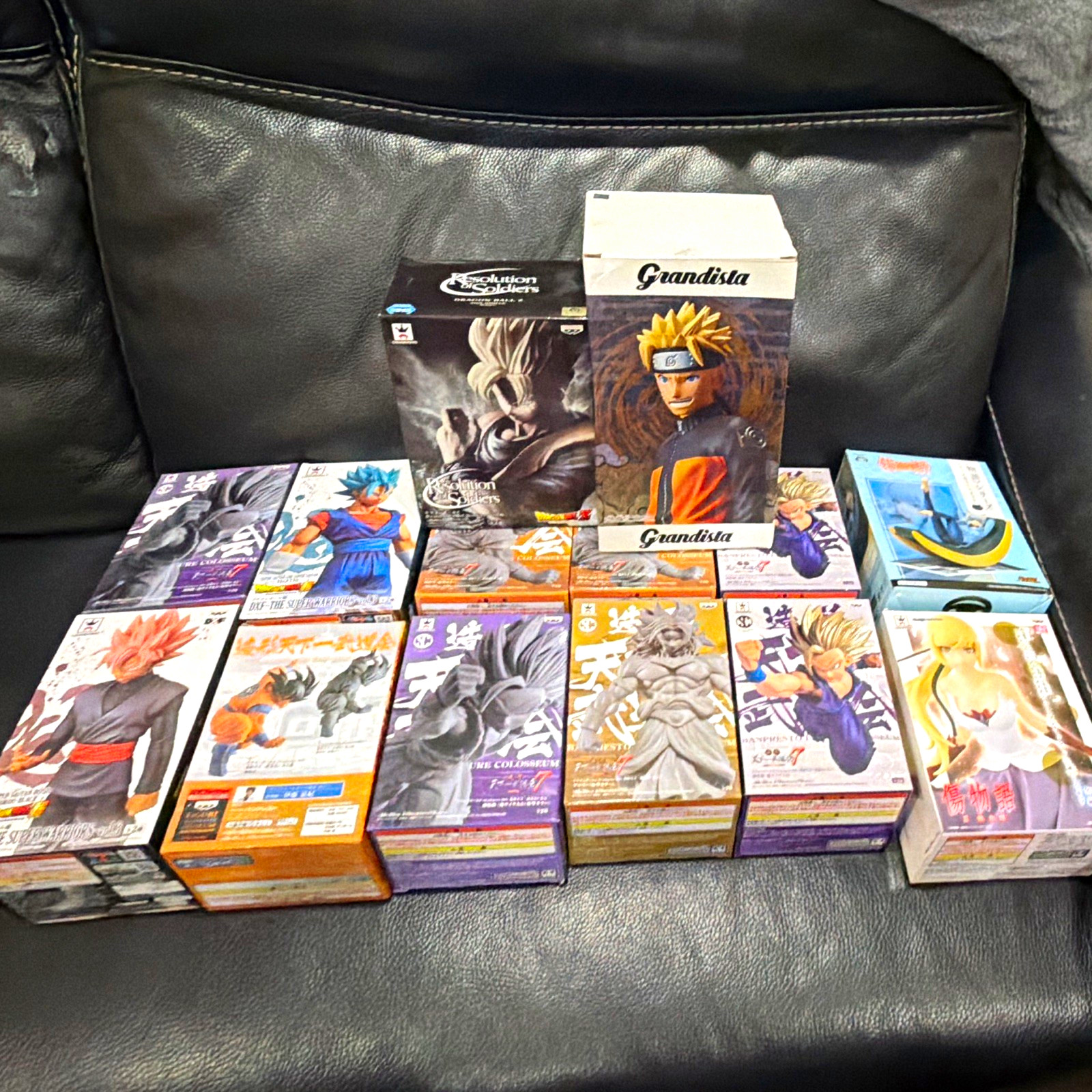 13 banpresto figurines. + 1 taito figurine. 14 figurines total.