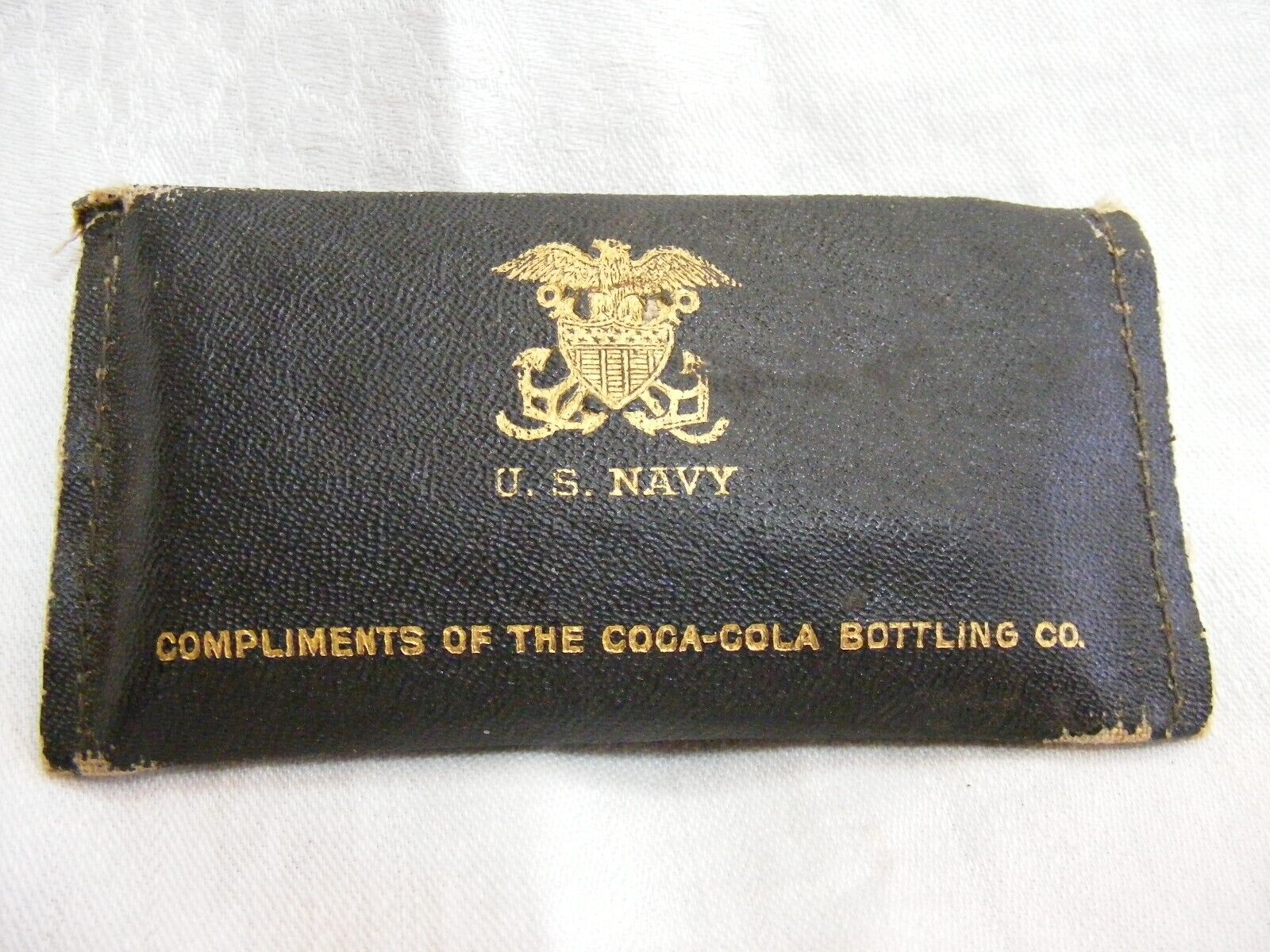 Vintage WW2 U.S. Navy Sewing Kit Pouch 8-a #80