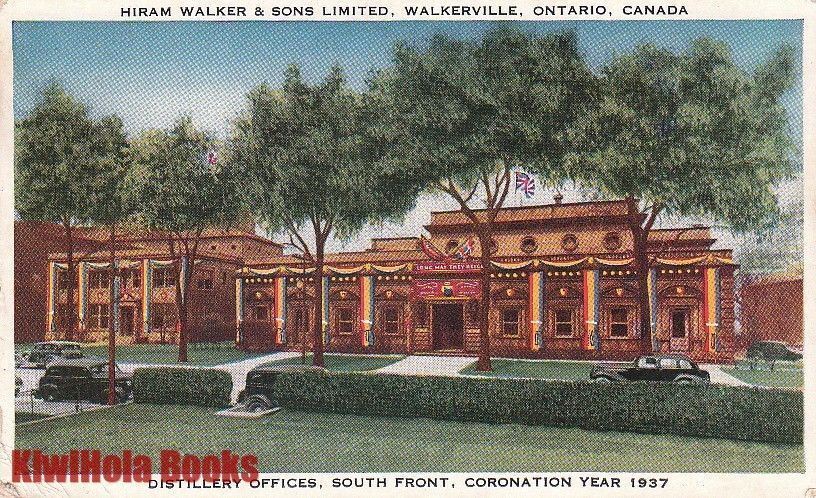 Postcard Hiram Walker & Sons Walkerville Ontario Canada
