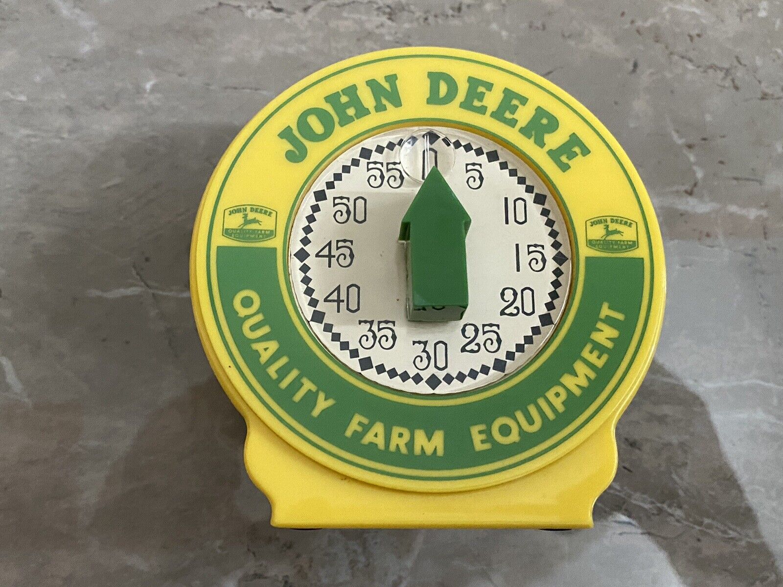 John Deere Quality Farm Equipment Green & Yellow Kitchen Timer - New In Box