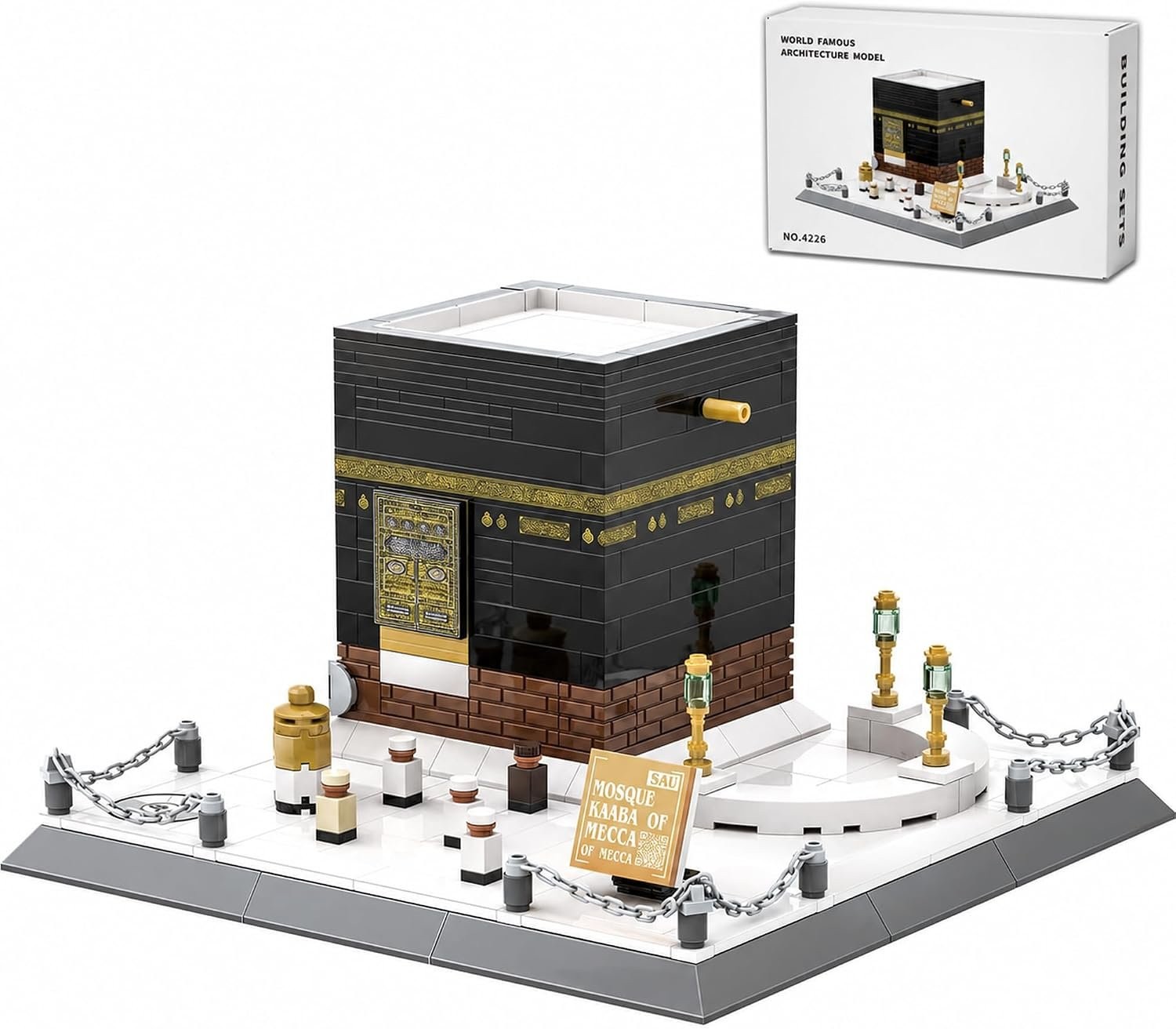 Mecca Kaaba Building Blocks 446 Pcs Holy Mosque Architecture Model Islamic Gift Mecca Kaaba Building Blocks 446 Pcs Holy Mosque Architecture Model Islamic Gift