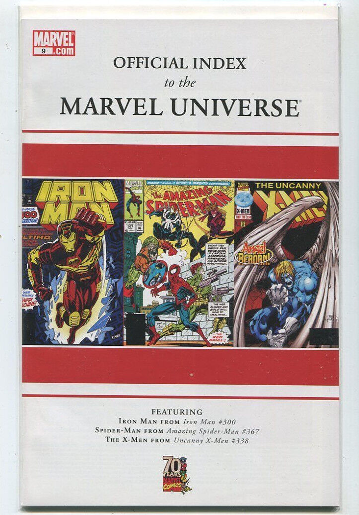 Officia Index To The Marvel Universe #9 Near Mint 2009 CBX13A