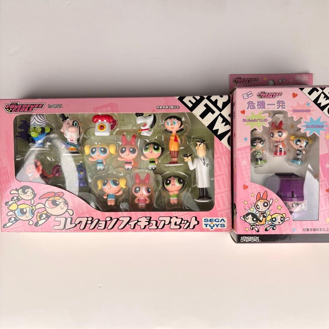 Powerpuff Girls PPG SEGA TOYS Figure Set Collection Cartoon Network Set of 2 Powerpuff Girls PPG SEGA TOYS Figure Set Collection Cartoon Network Set of 2