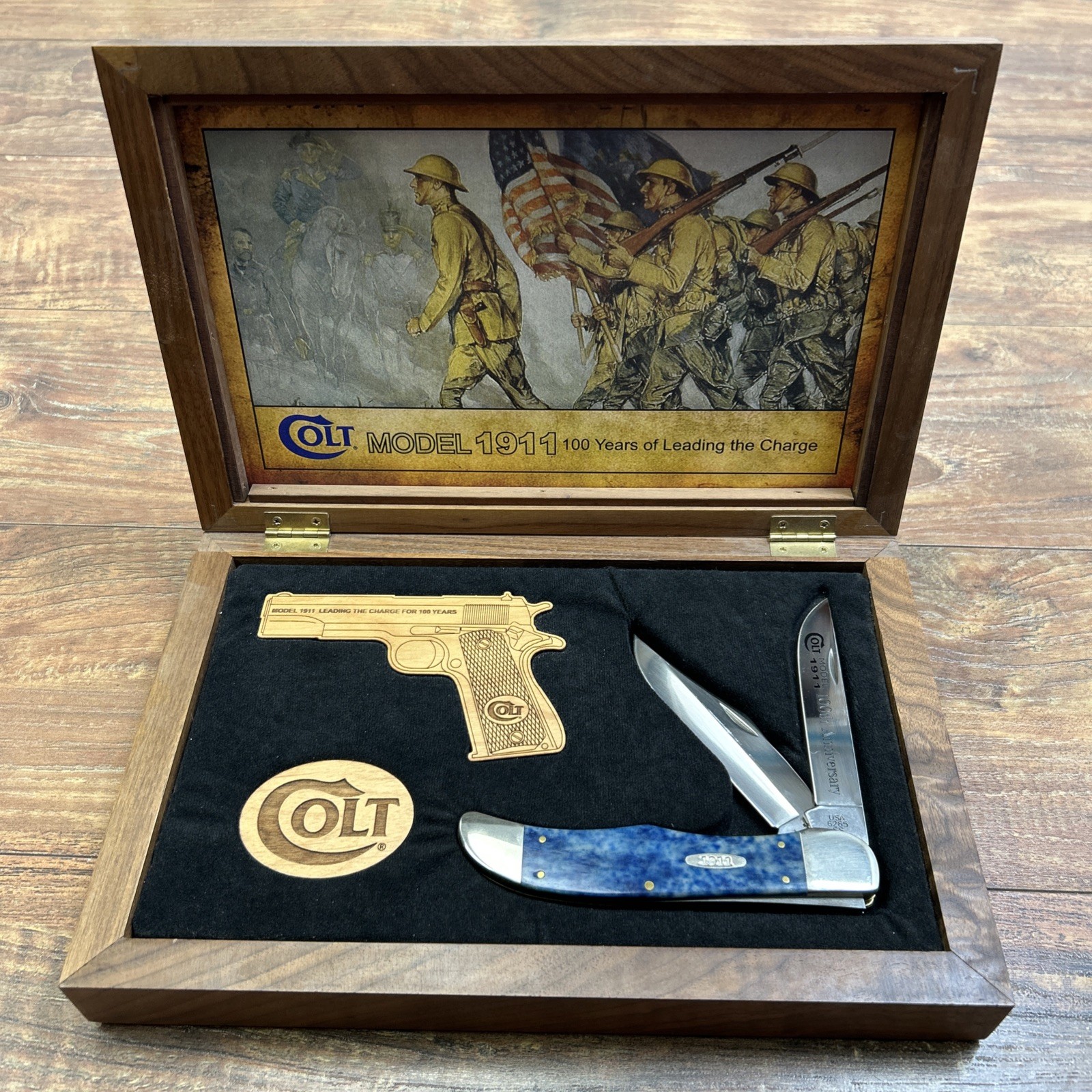RARE 2011 Case XX Colt Model 1911 Hunter Knife Leading the Charge For 100 Years RARE 2011 Case XX Colt Model 1911 Hunter Knife Leading the Charge For 100 Years