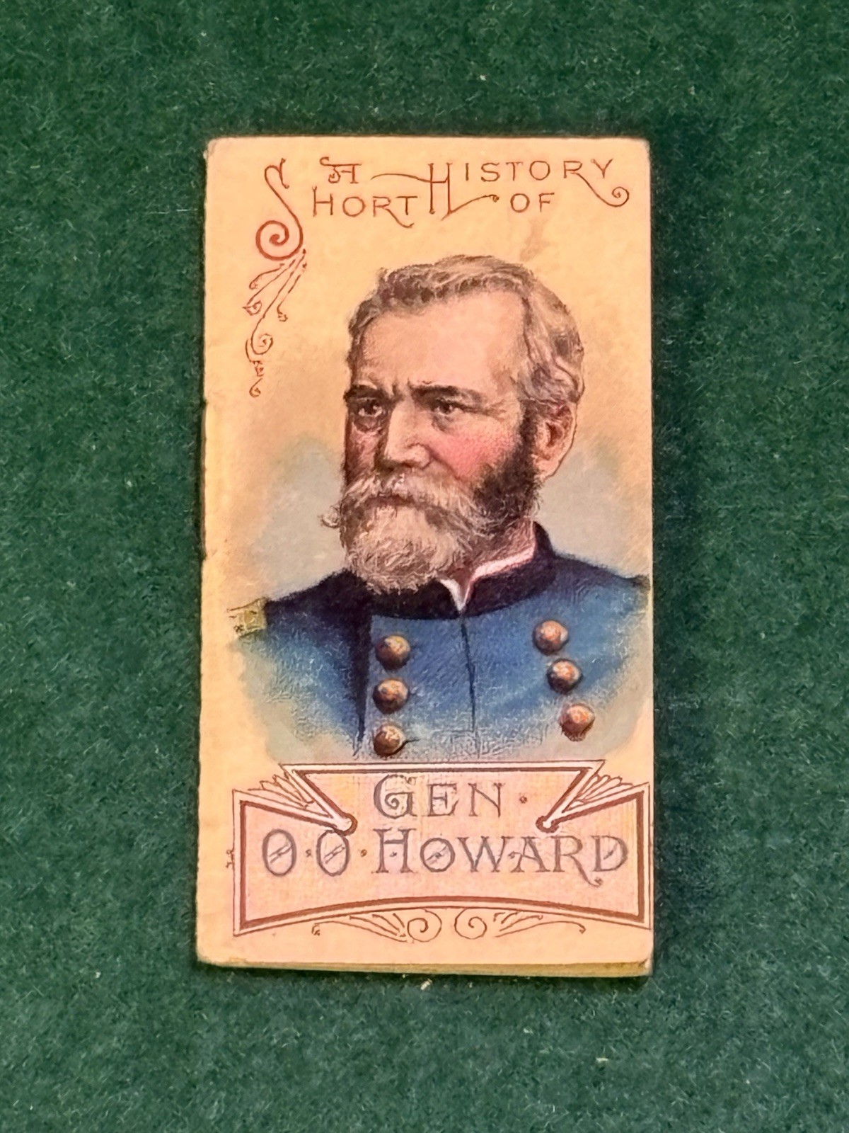 1889 Duke\'s Cigarettes History Of Generals (N78) Gen. O O Howard-SGC 3 Grading