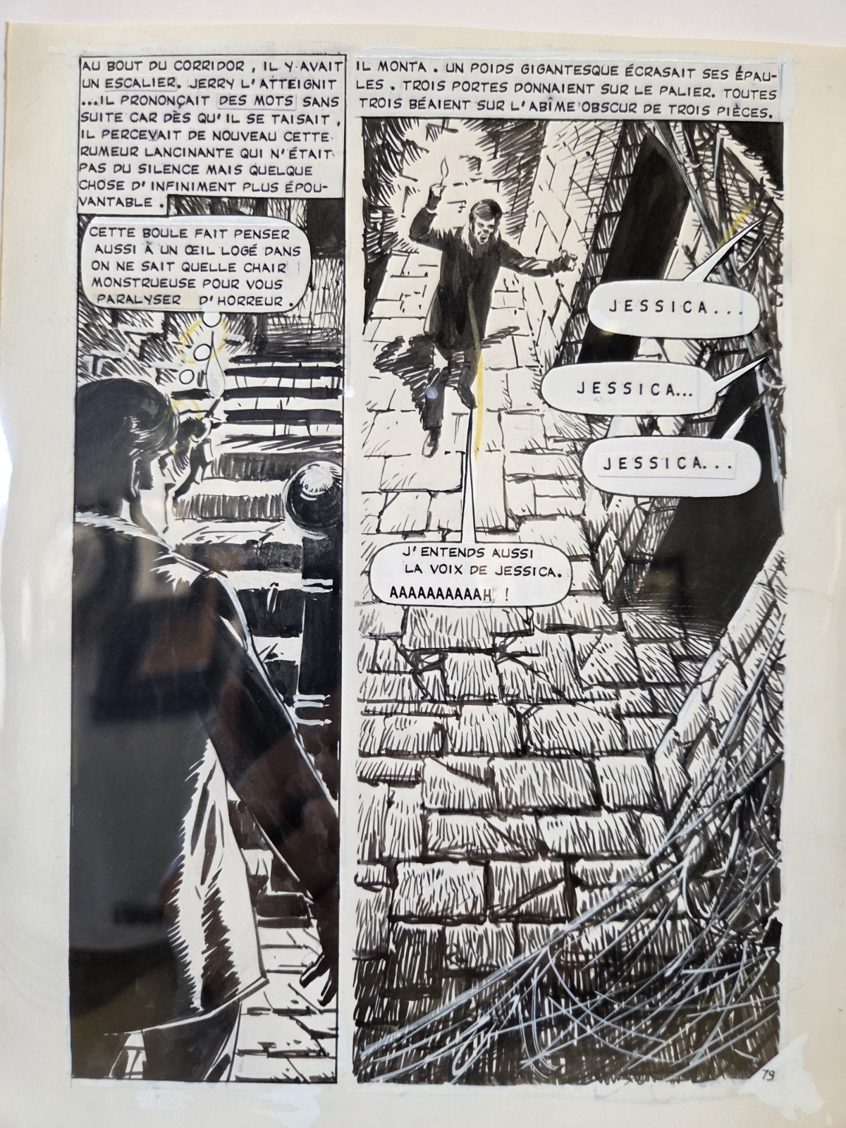 Hallucinations: Abandon All Hope Original Comic Art 1973 🔥🔥🔥 Horror Published