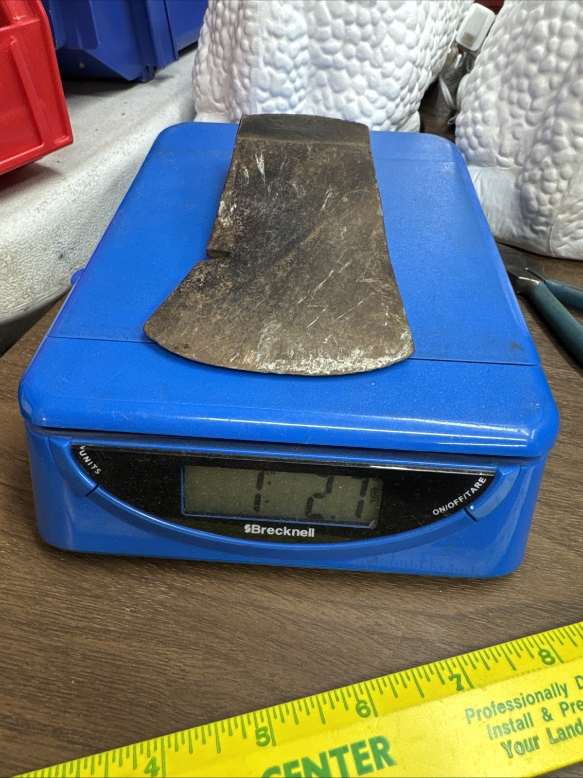 Antique Rare Early 1.2 Lb Bit Axe Head Tool Unmarked Unknown USA