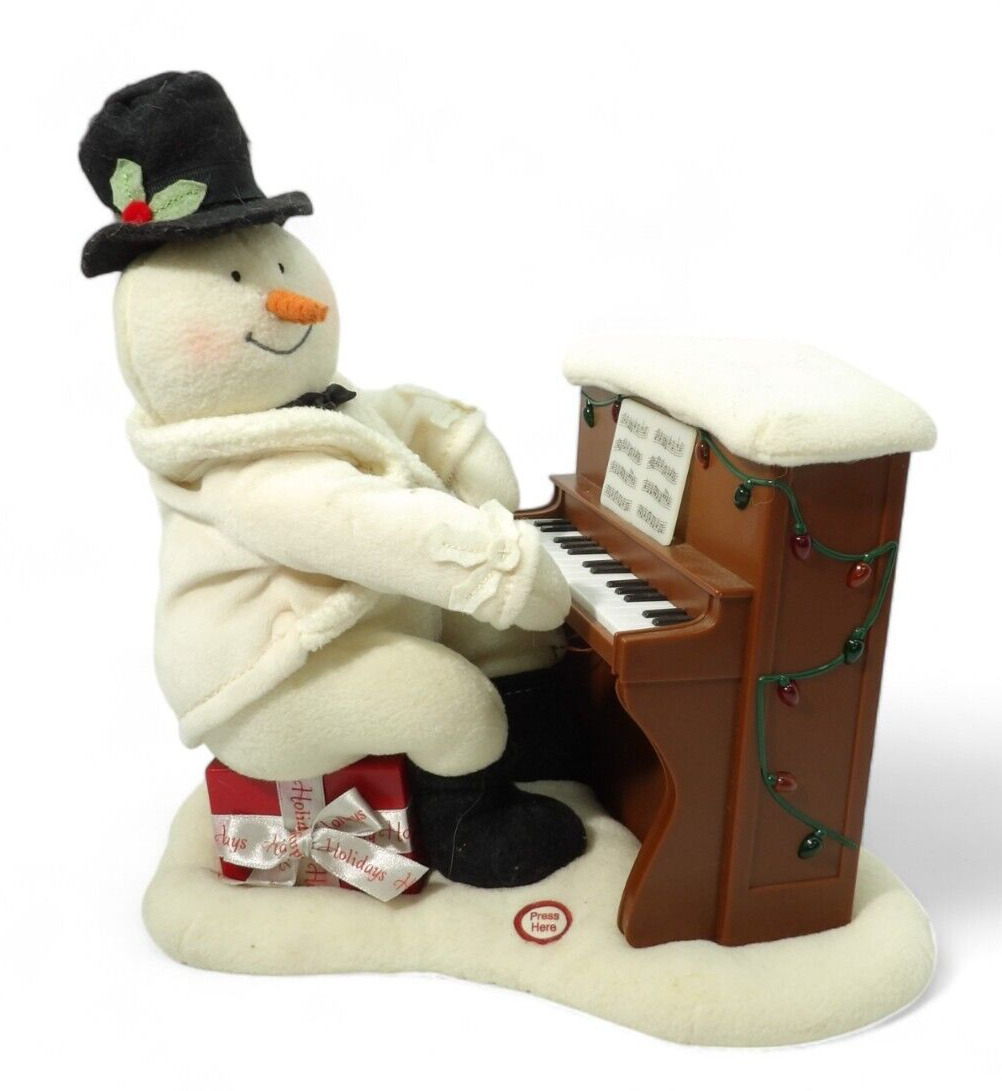 2005 Hallmark Jingle Pals Plush Piano Singing Snowman Not Working
