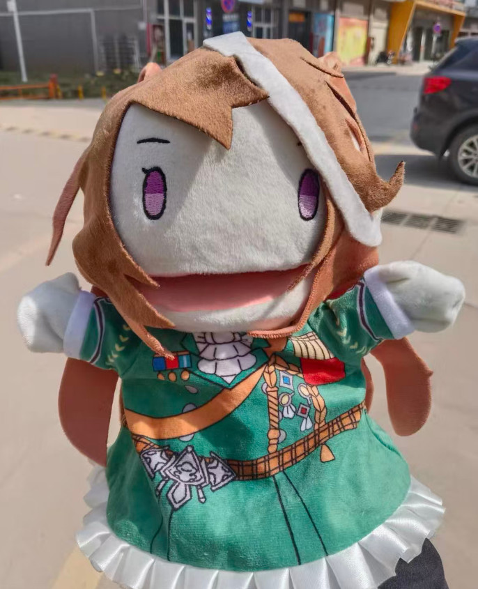 Anime Uma Musume: Pretty Derby Symboli Rudolf 30cm Hand Puppet Plush Doll Toys