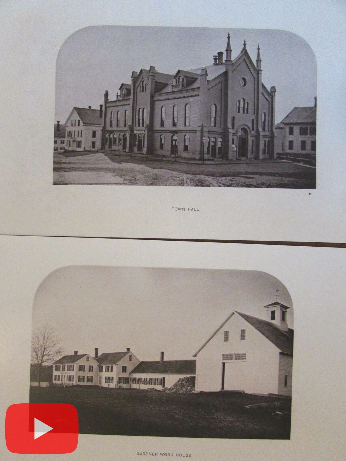 Gardner Massachusetts 1878 Albertype photographs lot x 10 old prints