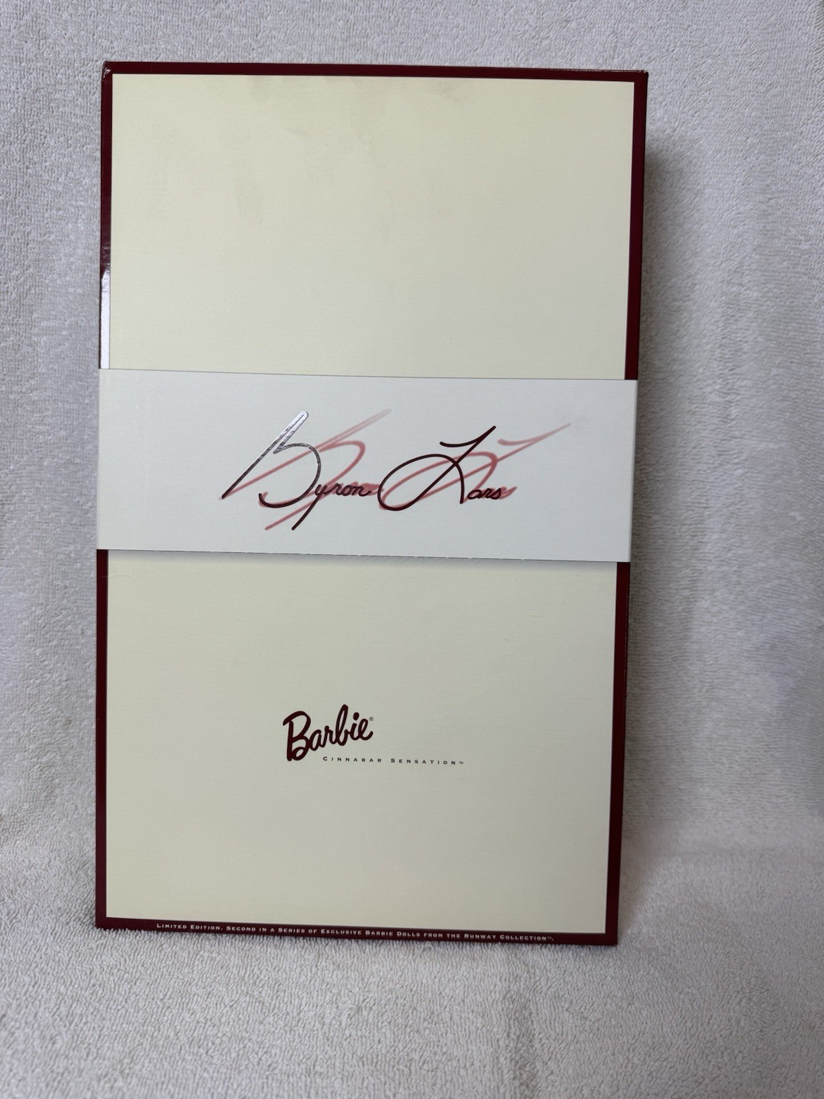 Cinnabar Sensation Barbie Byron Lars Runway Collection NRFB w/ Shipper Box 19848