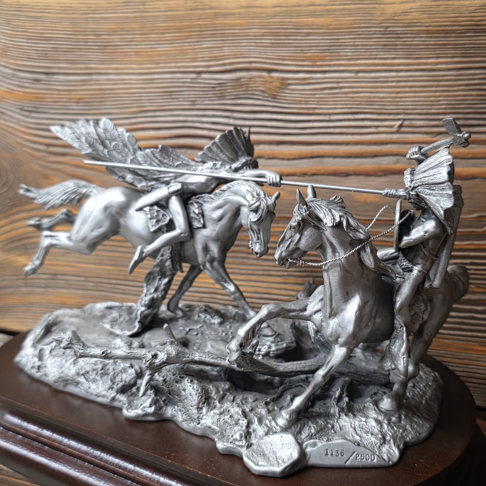 Don Polland Sculpture Pewter Sculpture 