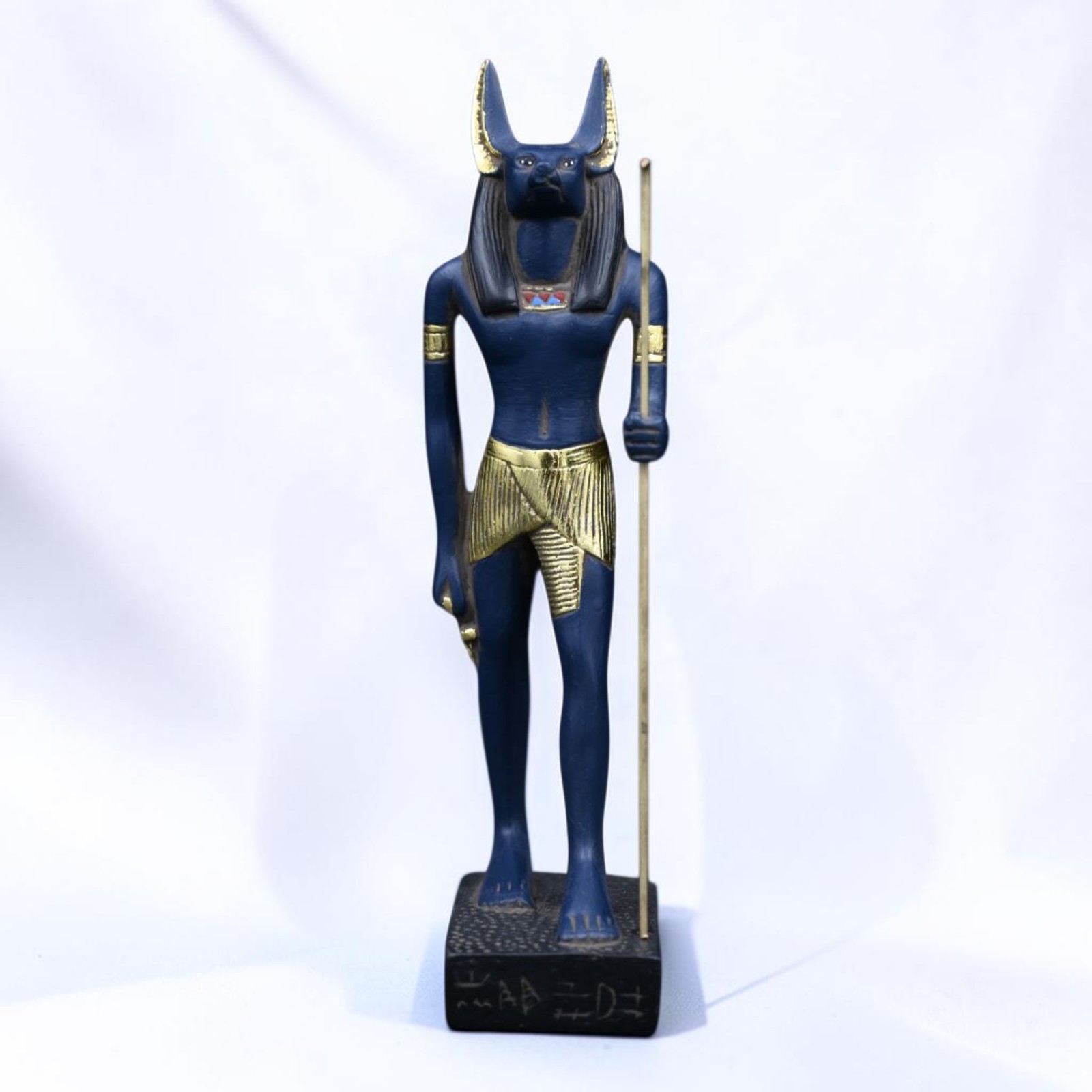 Ancient Egyptian God Anubis Handmade Stone Statue Rare Pharaonic Antiquities BC