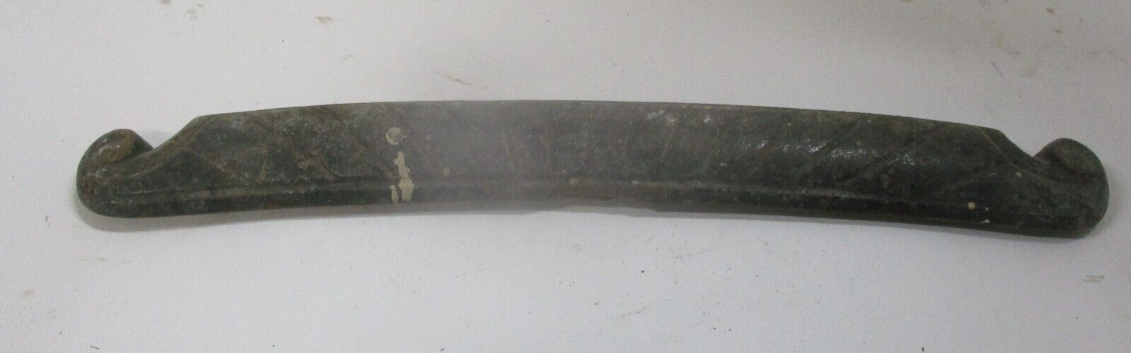 Antique Cast Iron Piece Possibly From Old Radio Marked 