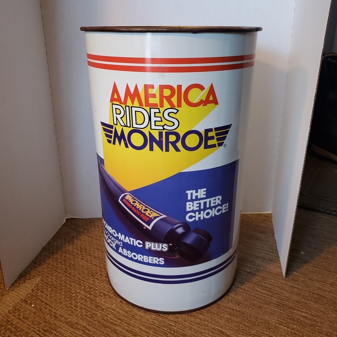 VTG 1986 America Rides Monroe Shocks Drum Barrel 19\