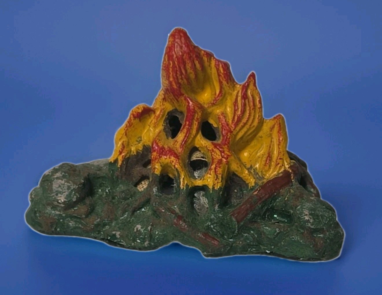 Vintage Elastolin Germany Composition Wild West Old Mass Campfire Figurine Toy
