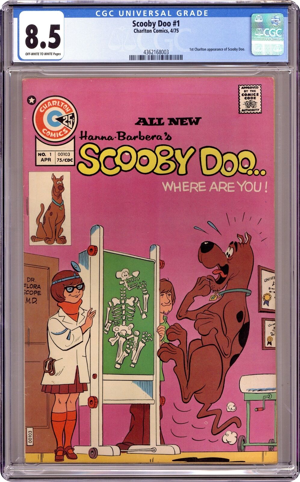 Scooby Doo #1 CGC 8.5 1975 4362168003