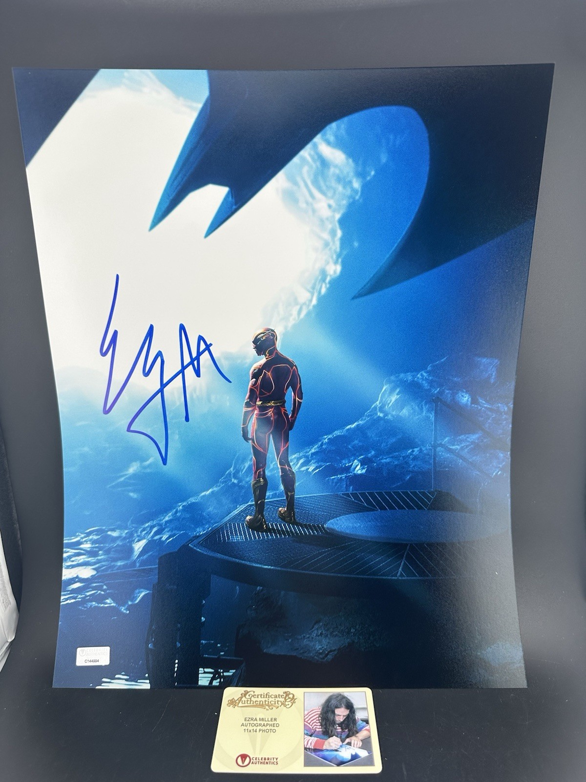 Ezra Miller Signed The Flash Fastest Man Alive 11x14 Photo Celebrity Authentics