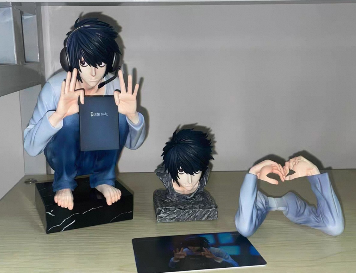 L·Lawliet Resin Anm Studio Death Note Figurine Statue 1/6 16cm L·Lawliet Resin Anm Studio Death Note Figurine Statue 1/6 16cm
