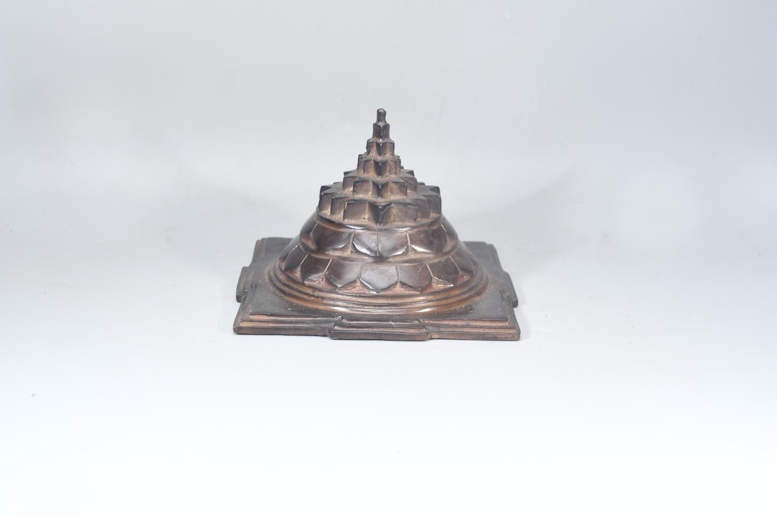 Sri Yantra Maha Meru, Sacred Geometry Pyramid, Brass Shree Yantra,