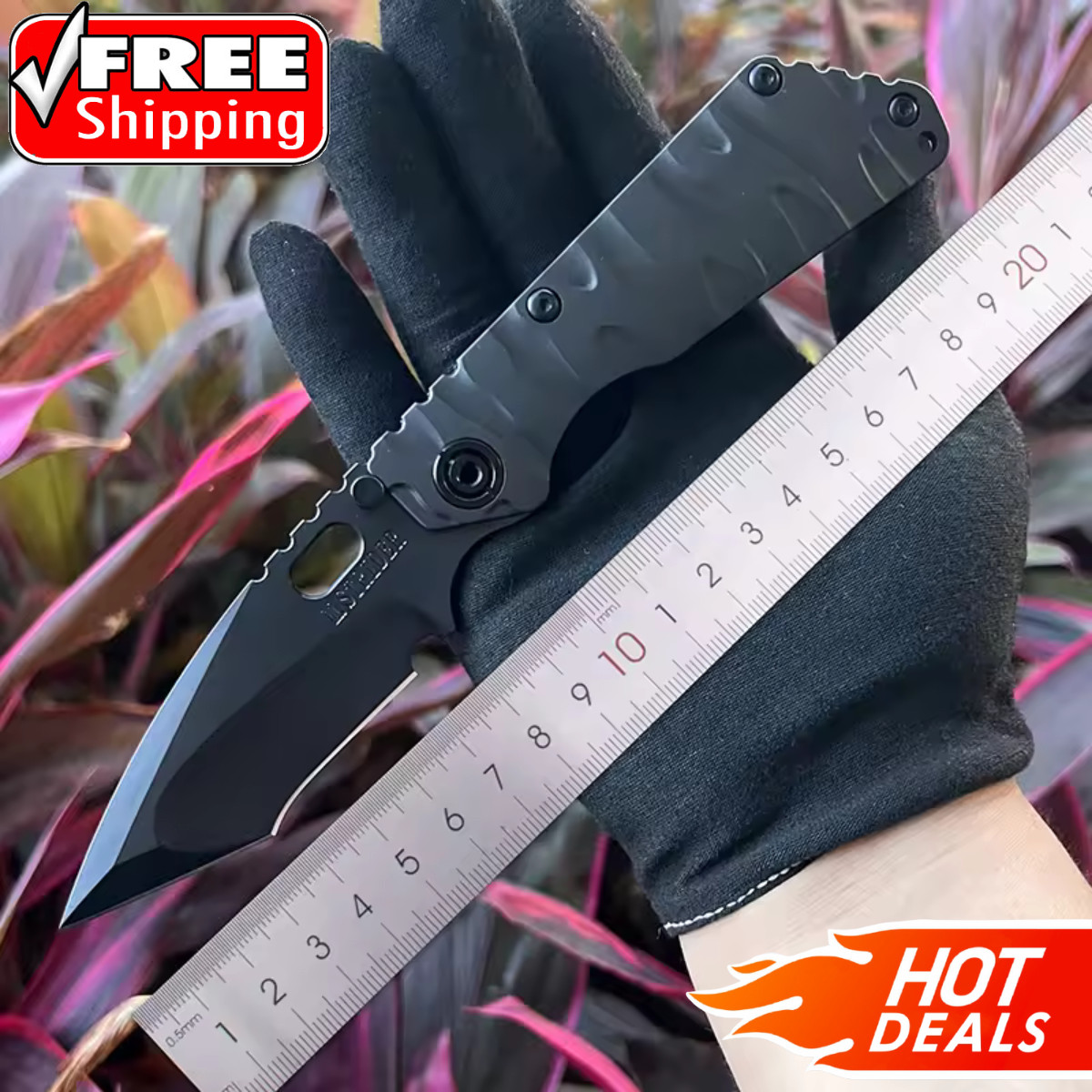 New TC4 Titanium High Hardness Handle DLC Blade Tactical Folding Pocket Knife