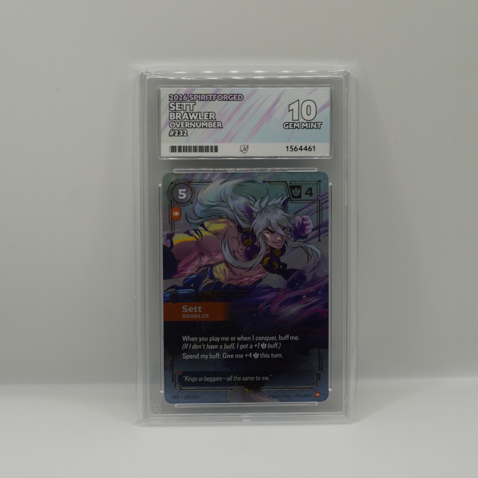 Sett, Brawler ACE 10 232/221 Spiritforged