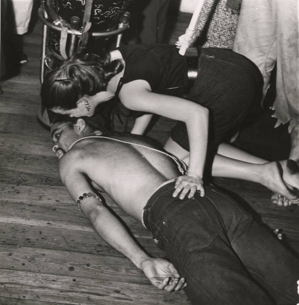 Ted Joans Beat Generation poet painter musician a Voodoo trance ly- Old Photo