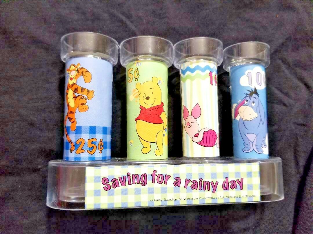 Disney Coin Sorter Bank by Giftco Winnie the Pooh Tigger Piglet Eeyore 30 years