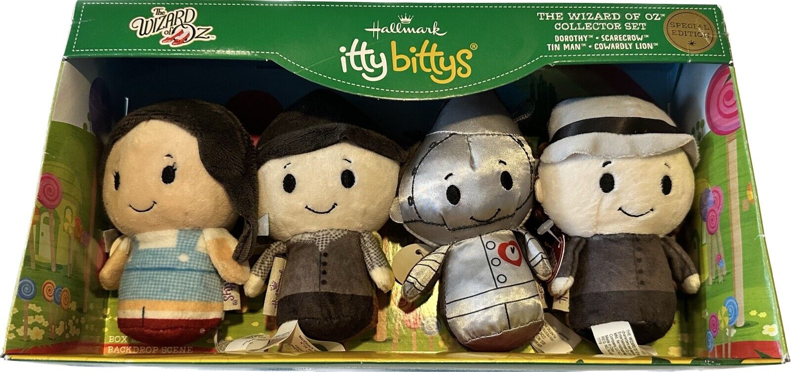 Hallmark Itty Bittys Wizard of Oz Collector Set of 4 Special Edition NIB NEW