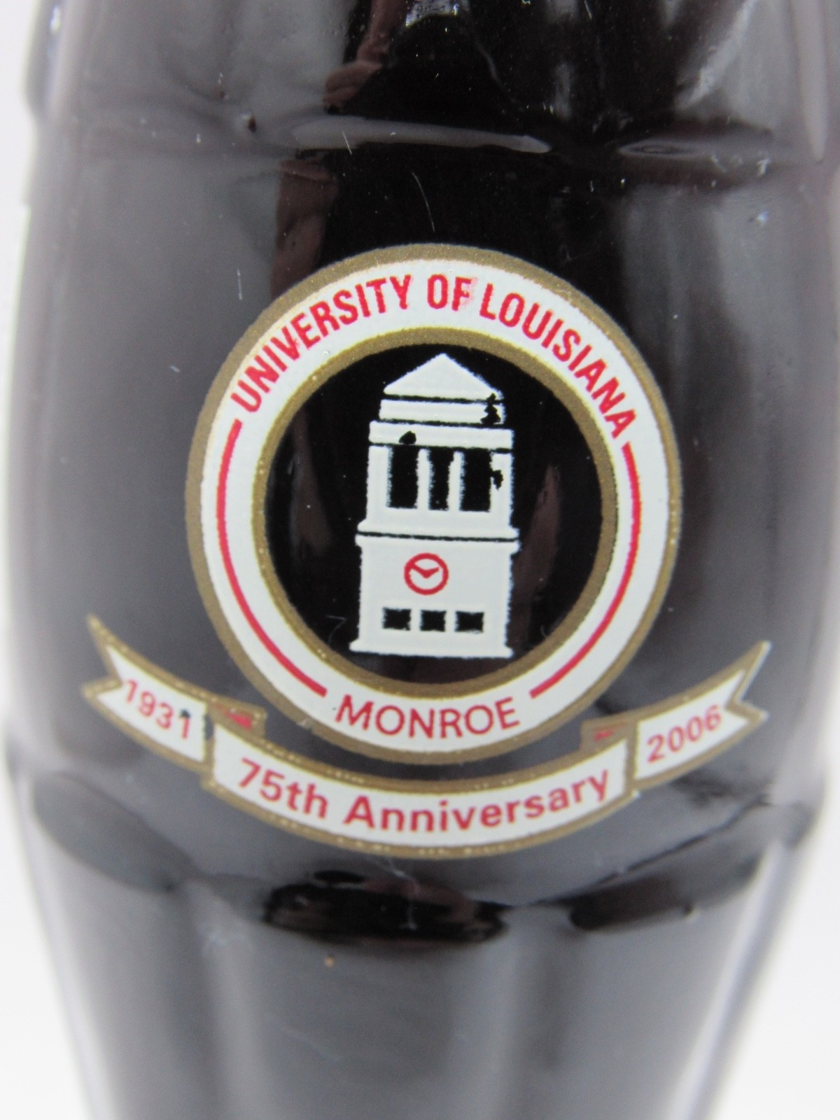 ULM - UNIVERSITY / LOUISIANA - Monroe - Coca Cola Bottle - 75th Anniv. 1931-2006