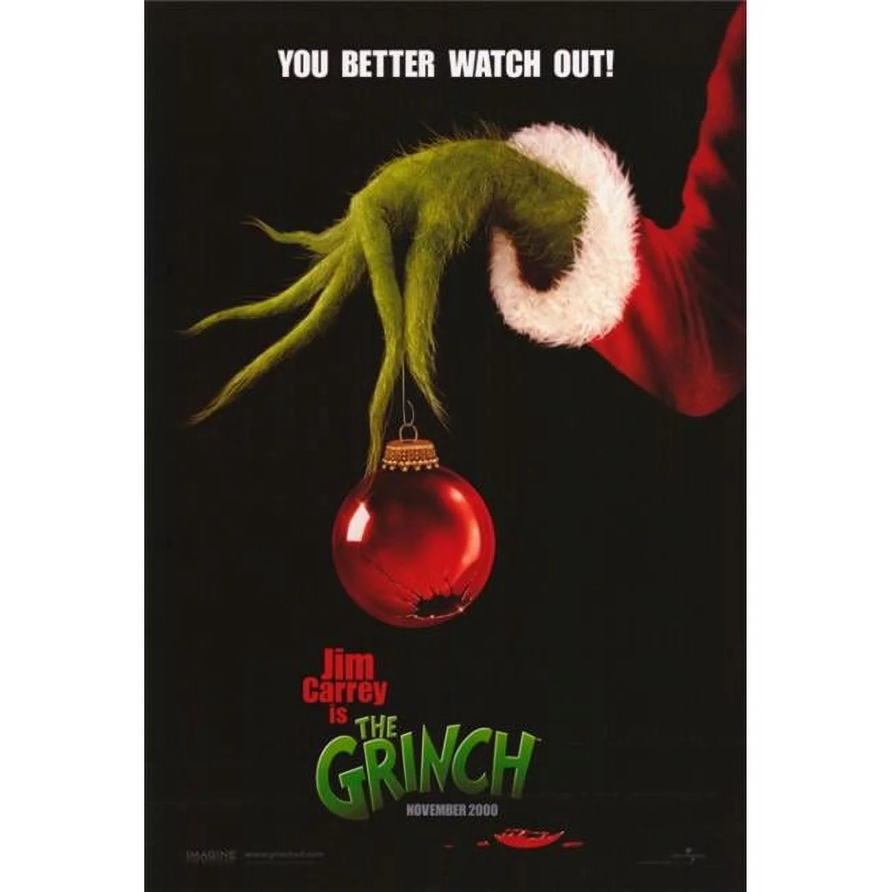 Dr. Seuss\' How the Grinch Stole Christmas Movie Poster Print (27 x 40)