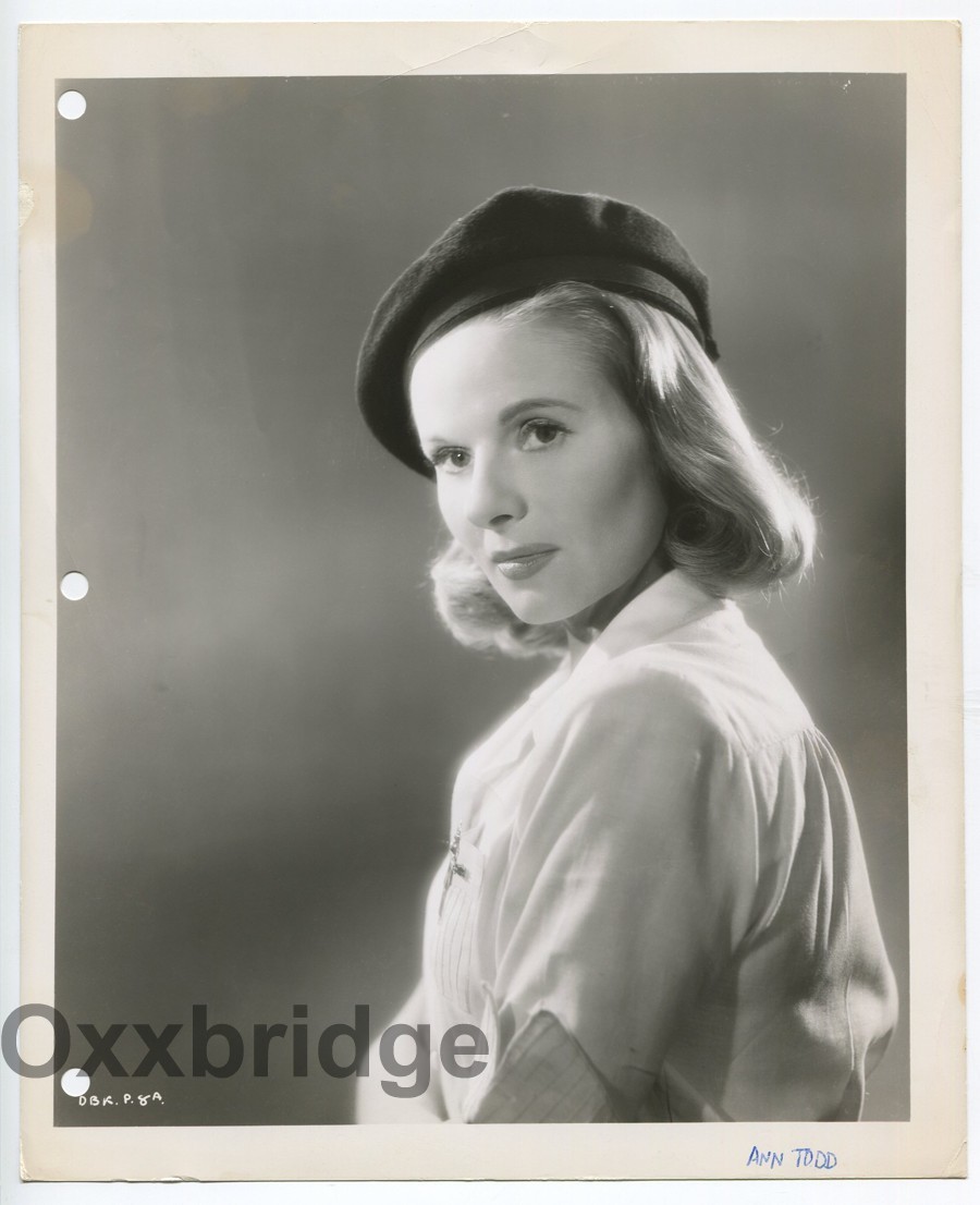 Ann Todd Portrait 1945 The Seventh Veil Original Vintage Photo J5095
