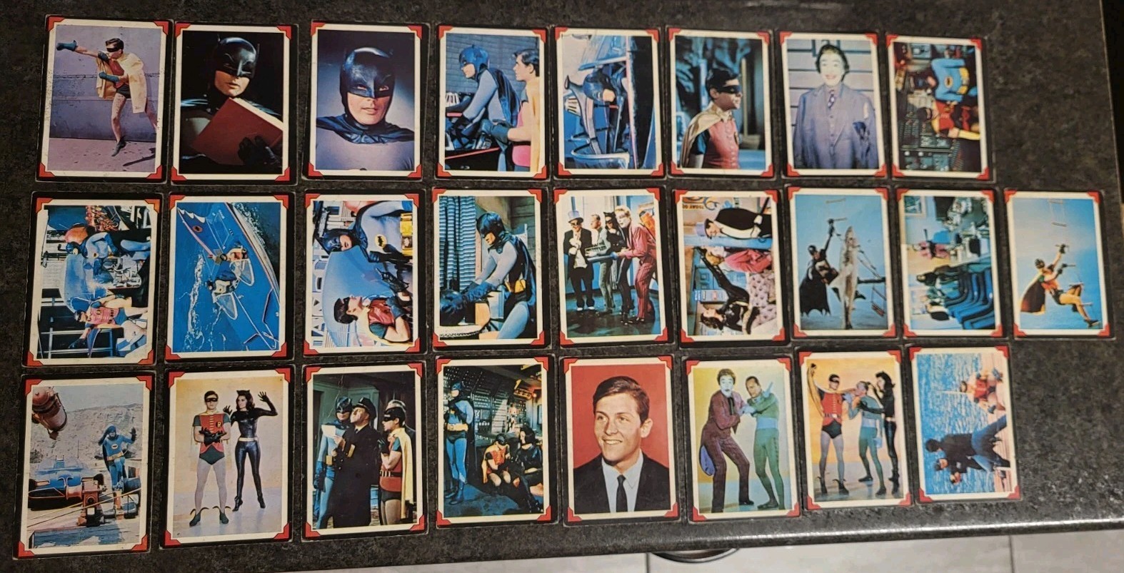 1966 OPC O-PEE-CHEE Canada BATMAN Riddler Back PARTIAL SET 25 OF 38  VG/ VG+