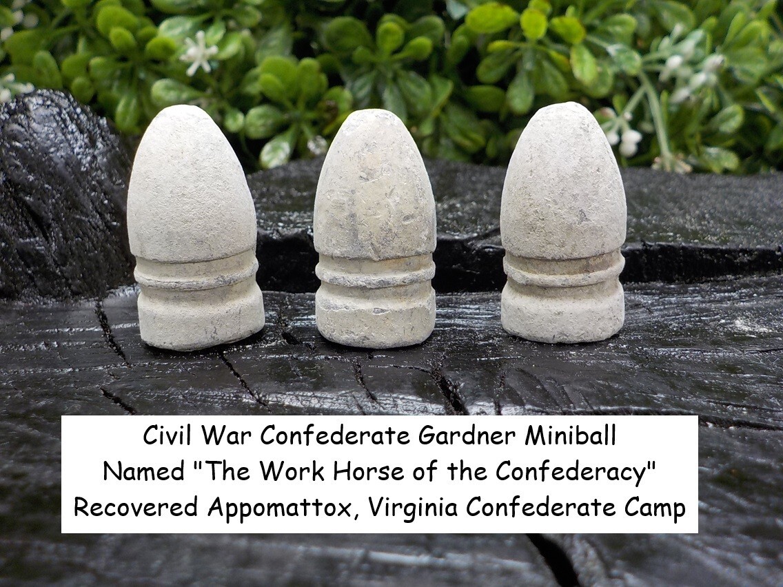 1 Old Rare Vintage Antique Civil War Relic Confederate Gardner Bullet Appomattox 1 Old Rare Vintage Antique Civil War Relic Confederate Gardner Bullet Appomattox