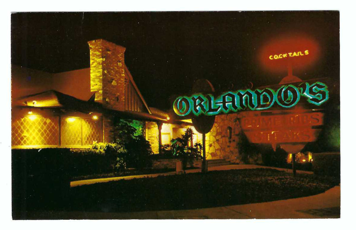 Orlando\'s Restaurant and Dinner House Pomona, California Vintage Postcard