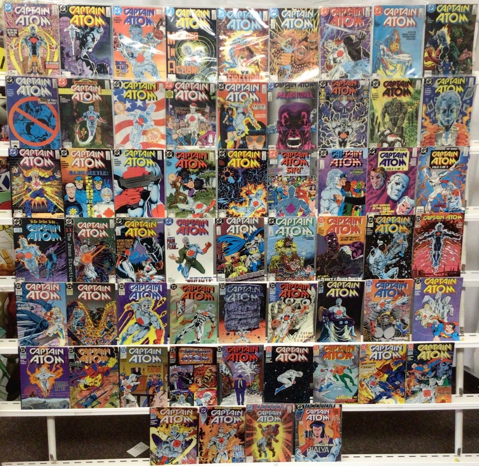 DC Comics Captain Atom Run Lot 1-57 Plus Annual 1,2 Missing #26 FN/VF 1987