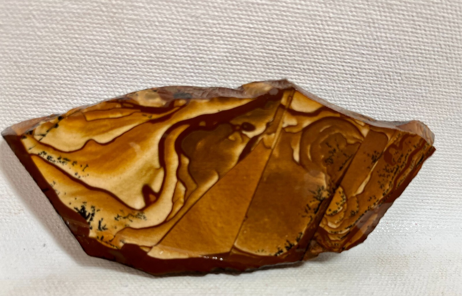 Deschutes Picture Jasper Natural Primo 55gm Lapidary Slab