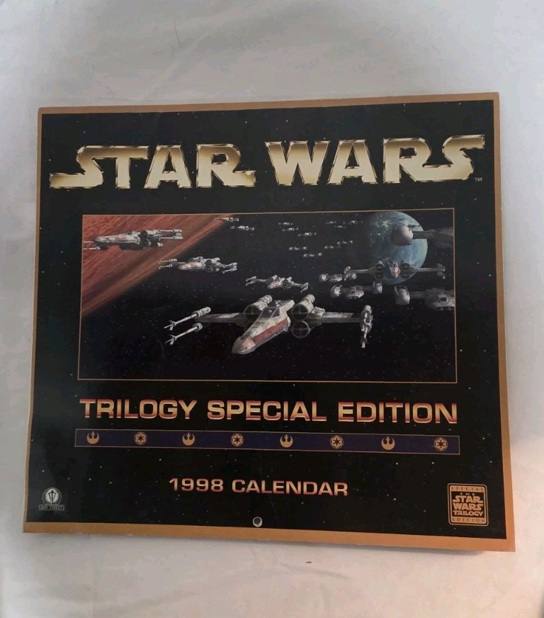 1998 Star Wars Trilogy Special Edition Calendar Bay Street Publishing Vintage