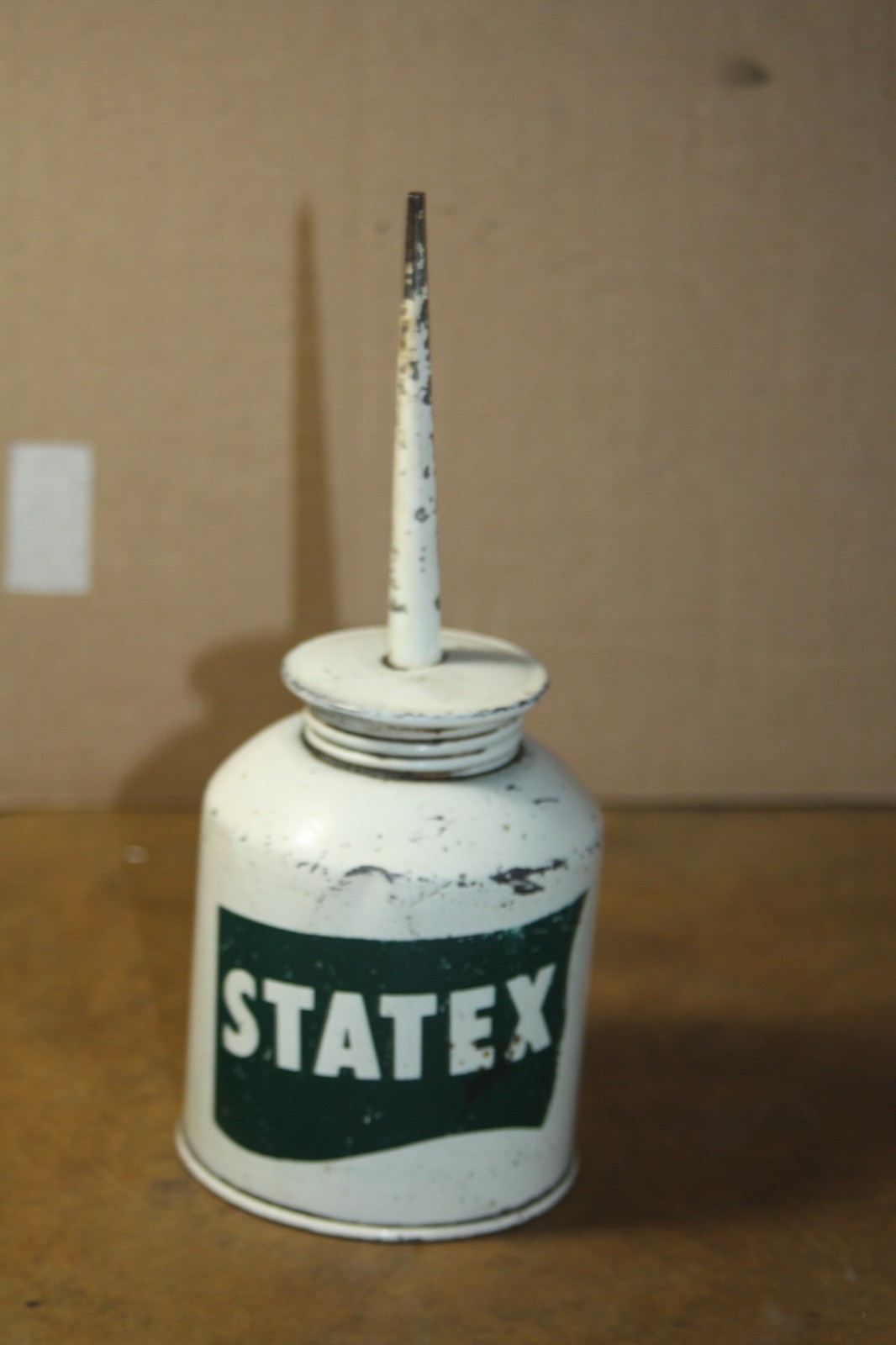 Vintage Statex Co-op Metal Oiler -  Oil Can - 7 1/2\
