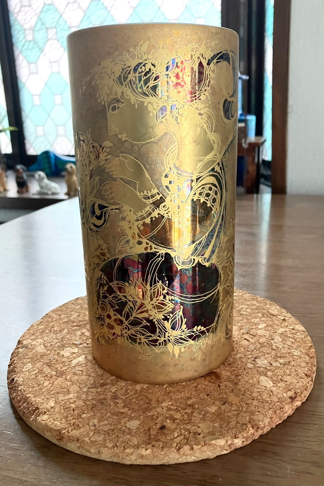Vintage Rosenthal Studio Line Bjorn Wiinblad Hand Painted Woman Floral Vase 7.6\ Vintage Rosenthal Studio Line Bjorn Wiinblad Hand Painted Woman Floral Vase 7.6\