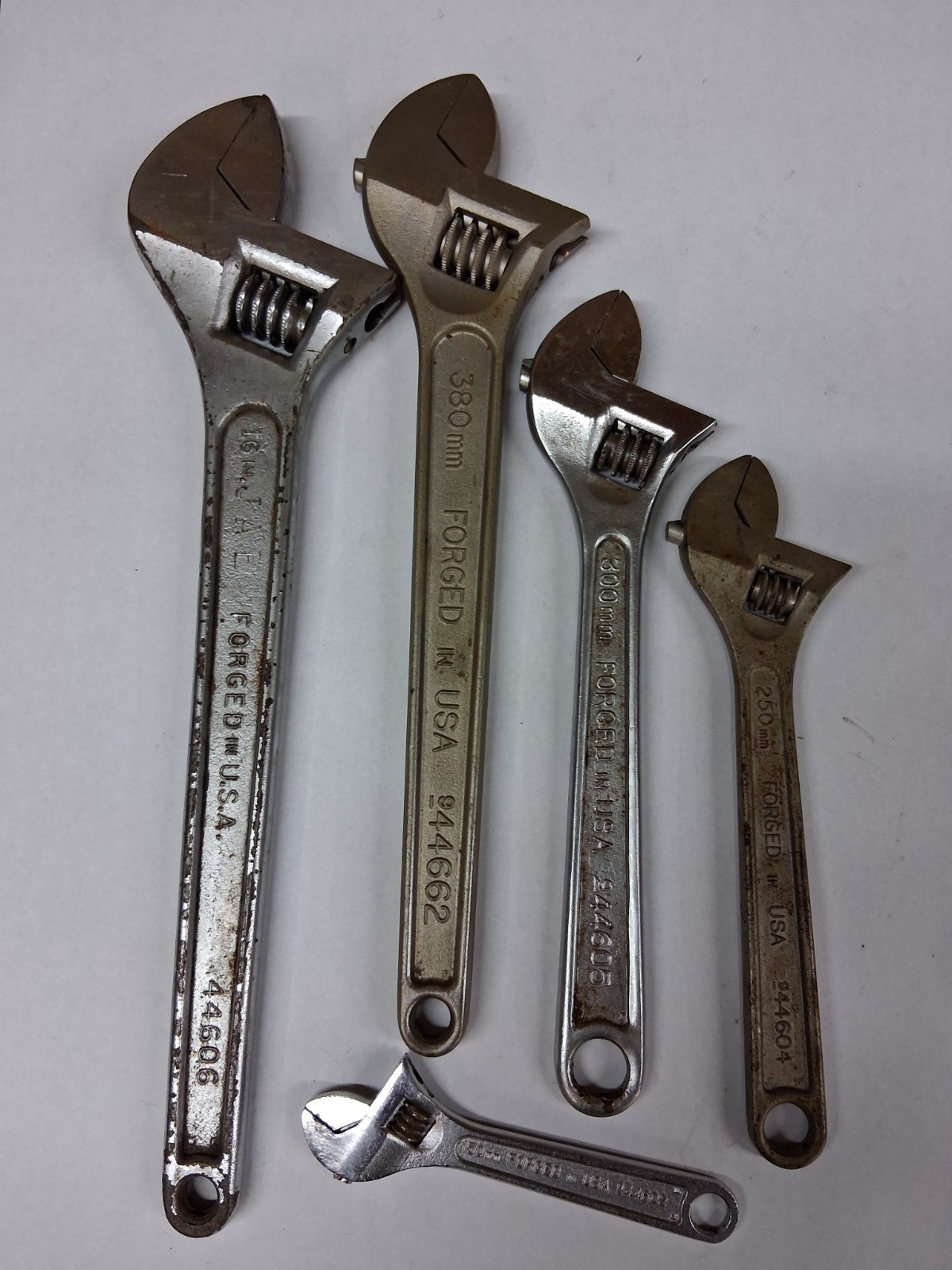 Vintage Craftsman Adjustable Wrench Lot 16\