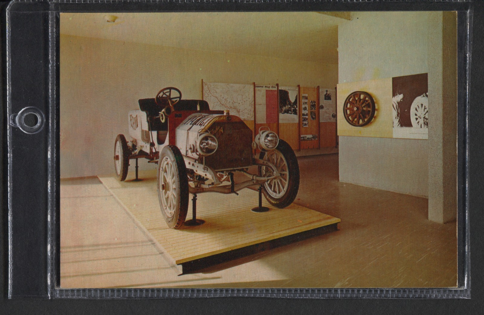 Itala Pechino Parigi 1907 Vintage Car/Automobile Postcard