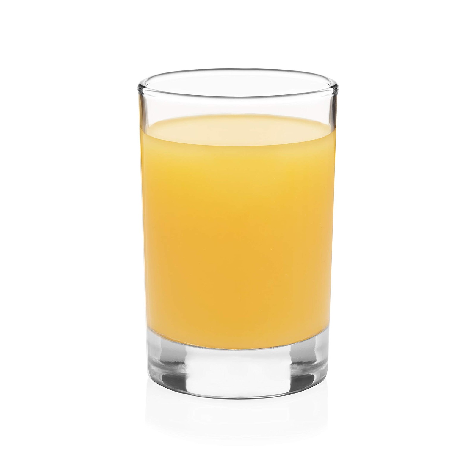 Libbey Heavy Base Juice Glasses, Set of 4, 5.5 fluid ounces Ounces, Clear