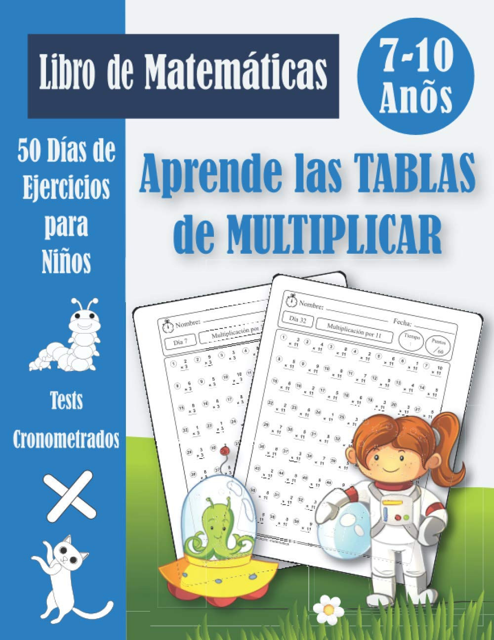 Aprende tablas de multiplicar para ninos cuaderno de matematicas